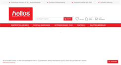 Desktop Screenshot of helios-onlineshop.de